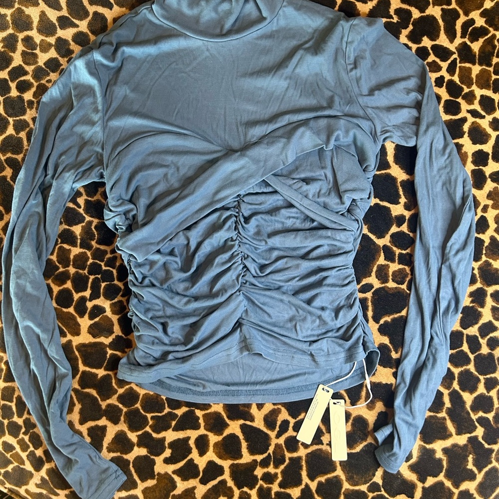 OGL Blue Ruched Top